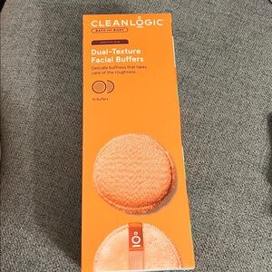 Cleanlogic Dual-Texture Facial Buffers - Exfoliate & Makeup Remove